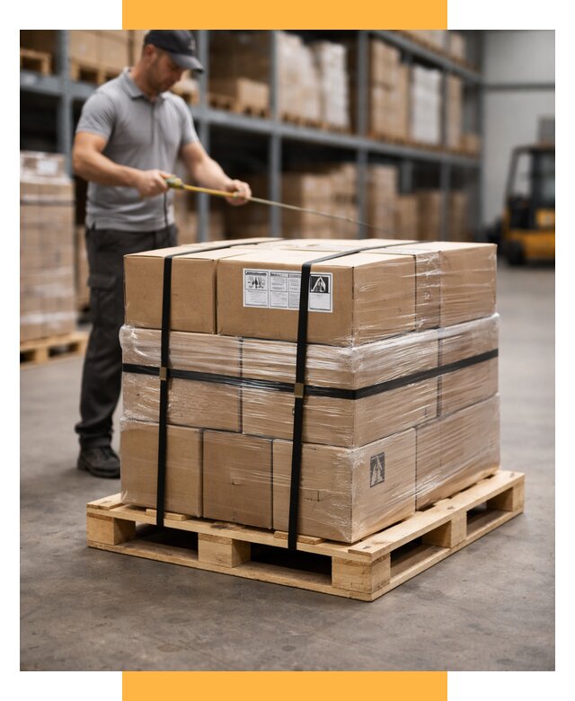 Упаковка и паллетирование грузов от 3618 р. | СетСервис-Вск