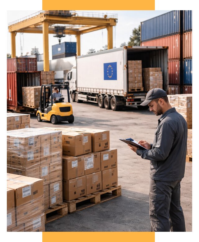 Доставка грузов из Европы от 12406 р., логистика СетСервис-Вск