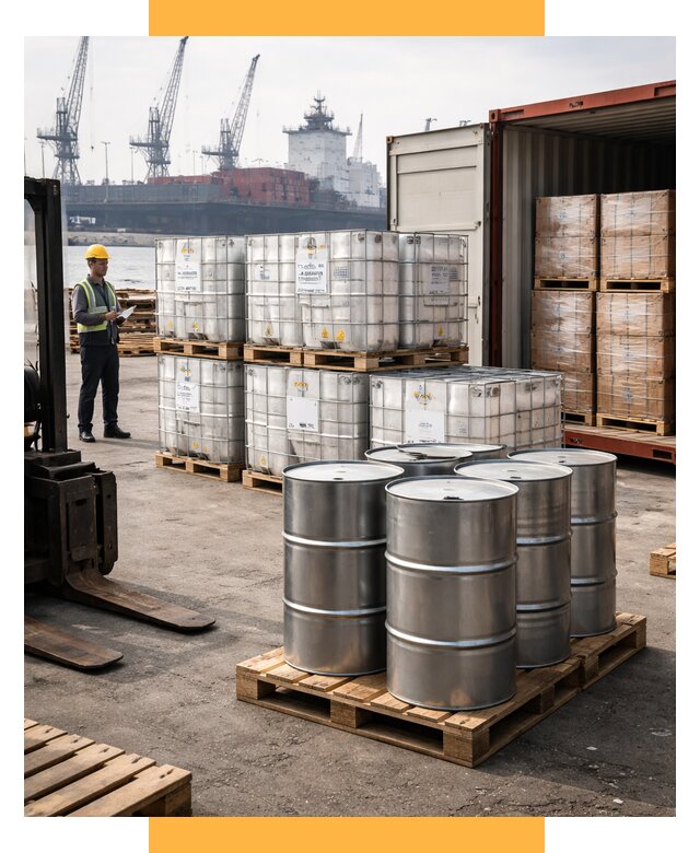 Доставка химического сырья из Индии от 258450 р. | СетСервис-Вск