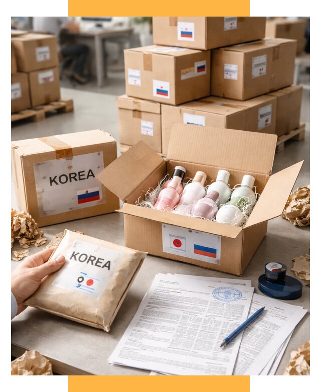 Доставка косметики из Кореи от 8787 р. под ключ | СетСервис-Вск
