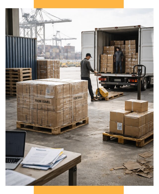 Доставка грузов из Израиля от 15507 р., логистика от СетСервис-Вск