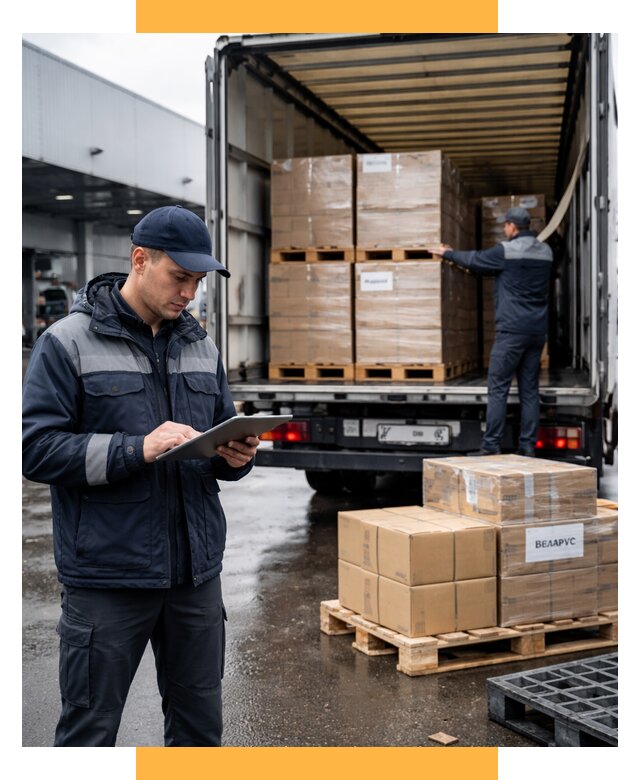 Доставка грузов из Беларуси от 15507 р. логистика СетСервис-Вск