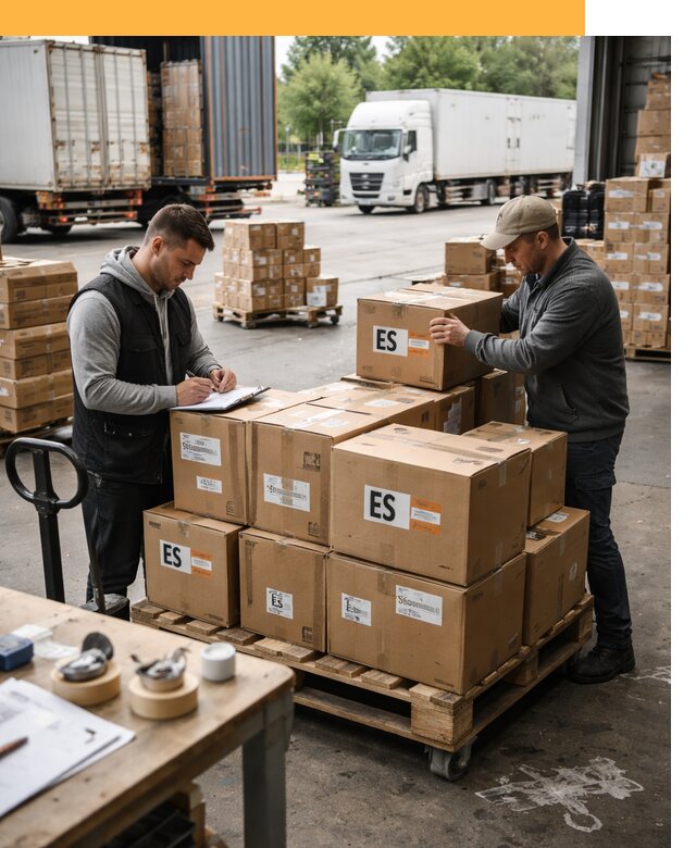 Доставка грузов в Испанию автотранспортом от 36183 руб