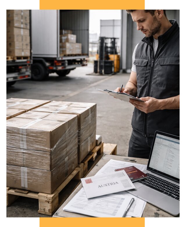 Доставка в Австрию от 67197 р. Логистика и экспорт СетСервис-Вск