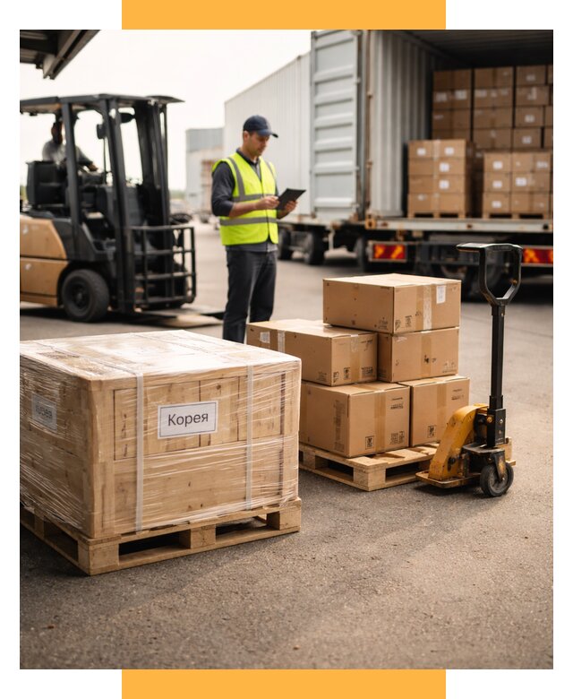 Доставка грузов в Корею из России от 36183 р. | СетСервис-Вск