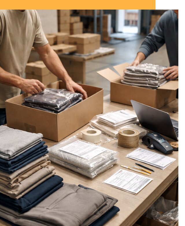 Перевозка одежды по миру от 7754 руб. с таможенным оформлением