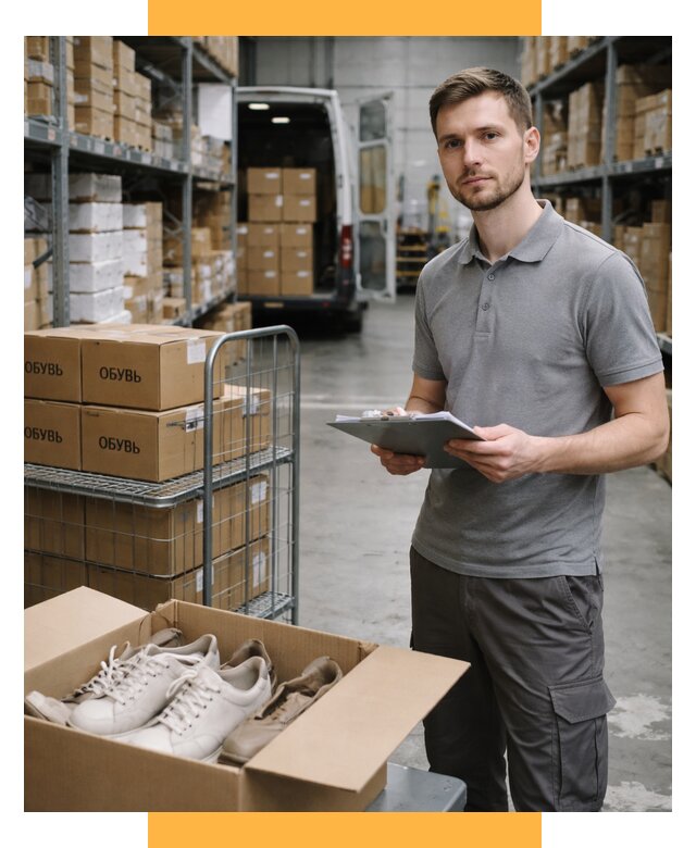 Доставка обуви из Китая и Турции от 4652 р. СетСервис-Вск