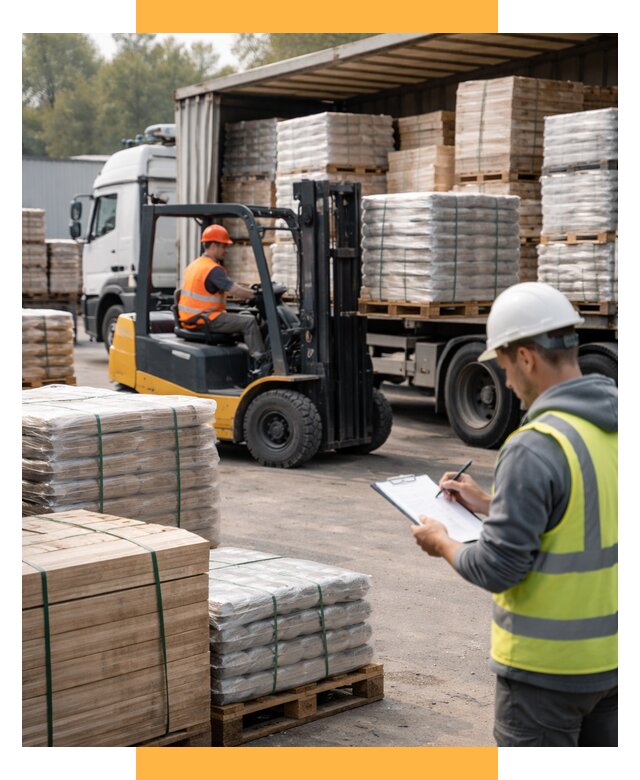 Перевозка строительных материалов от 5686 р. | СетСервис-Вск