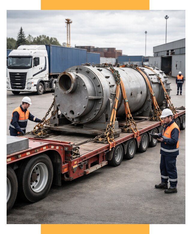 Перевозка тяжеловесных грузов под ключ от 155070 р. | СетСервис-Вск